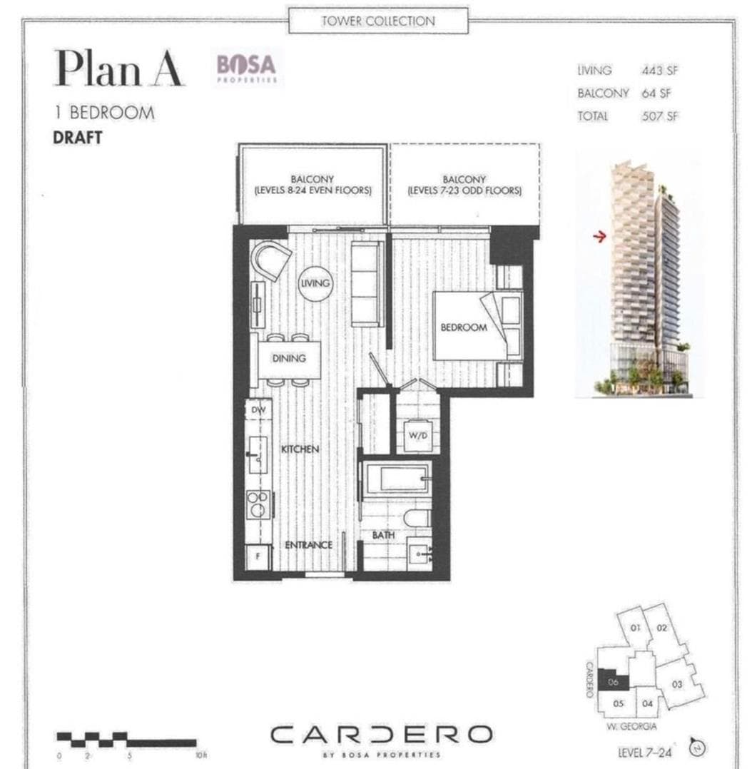 1906 - 620 Cardero Street, Vancouver, V6G 0C7 — photo 5