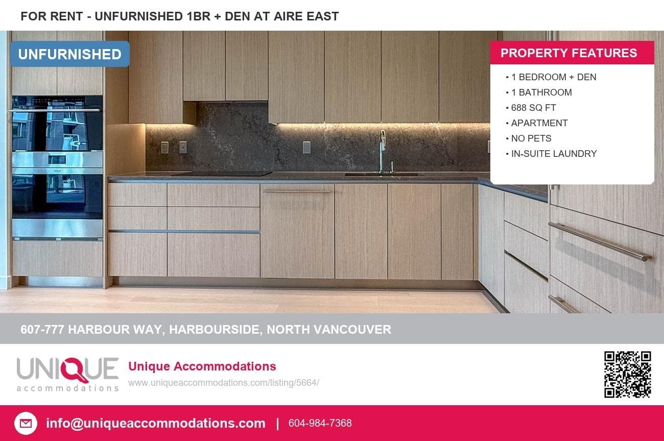 607 - 777 Harbour Way, North Vancouver