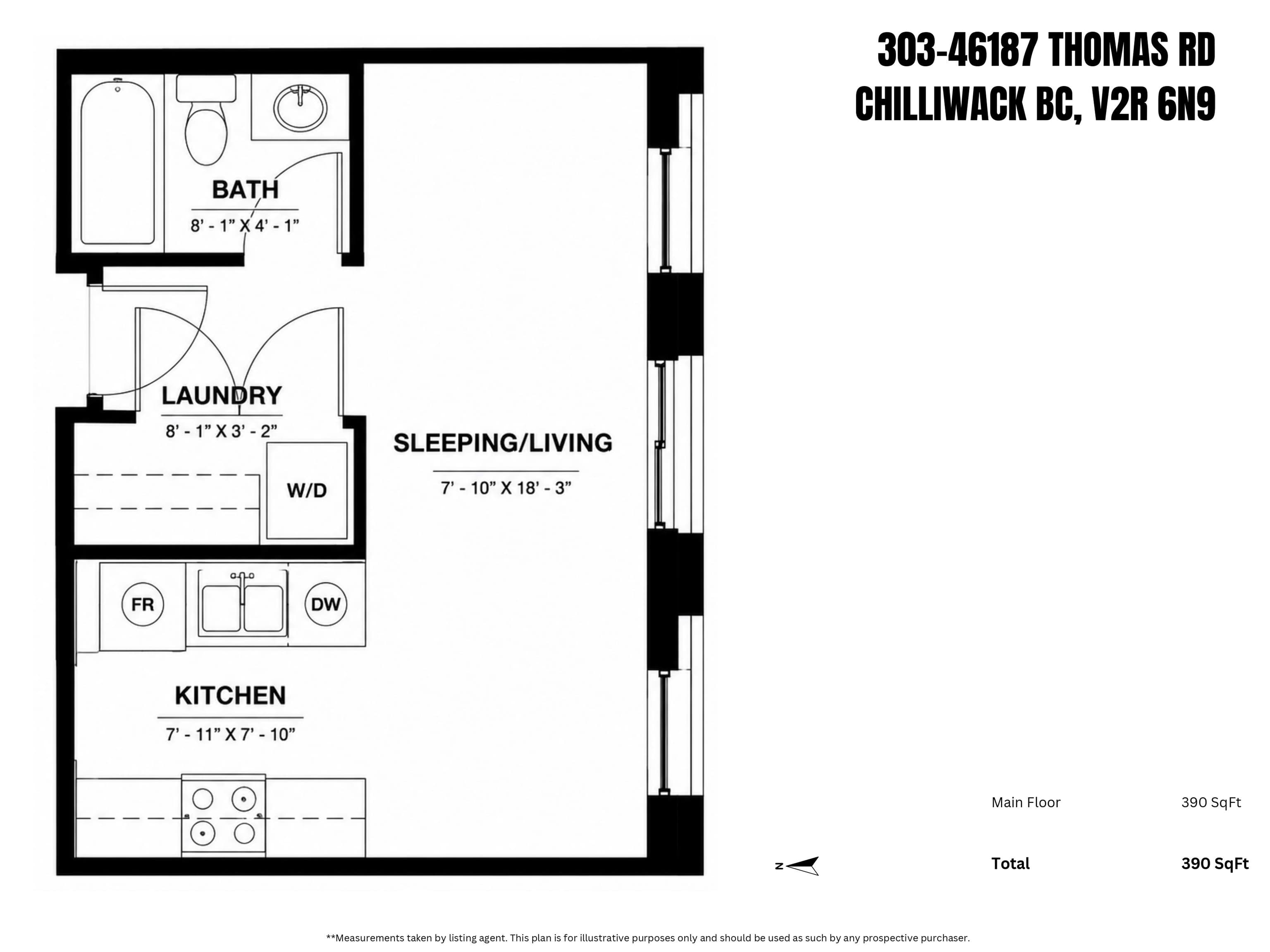 303 - 46187 Thomas Road, Chilliwack, V2R 6N9 — photo 5
