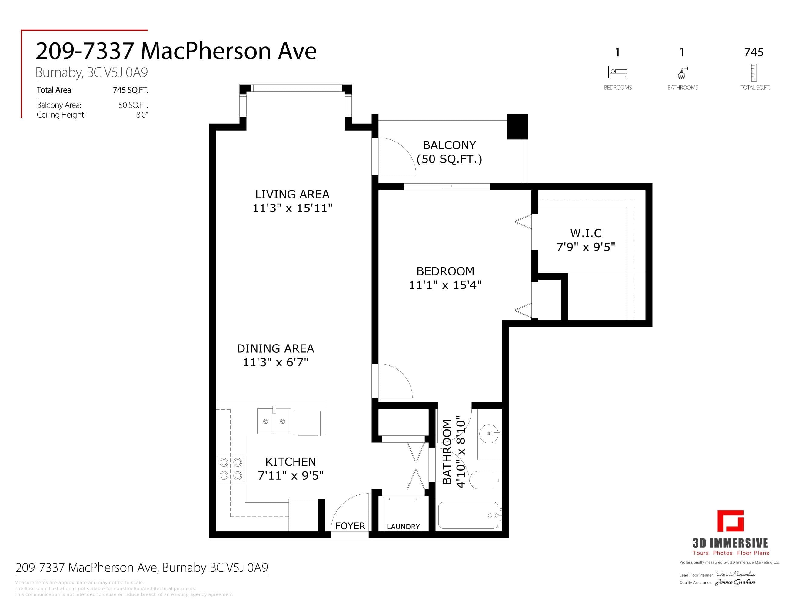 209 - 7337 Macpherson Avenue, Burnaby, V5J 0A9 — photo 2