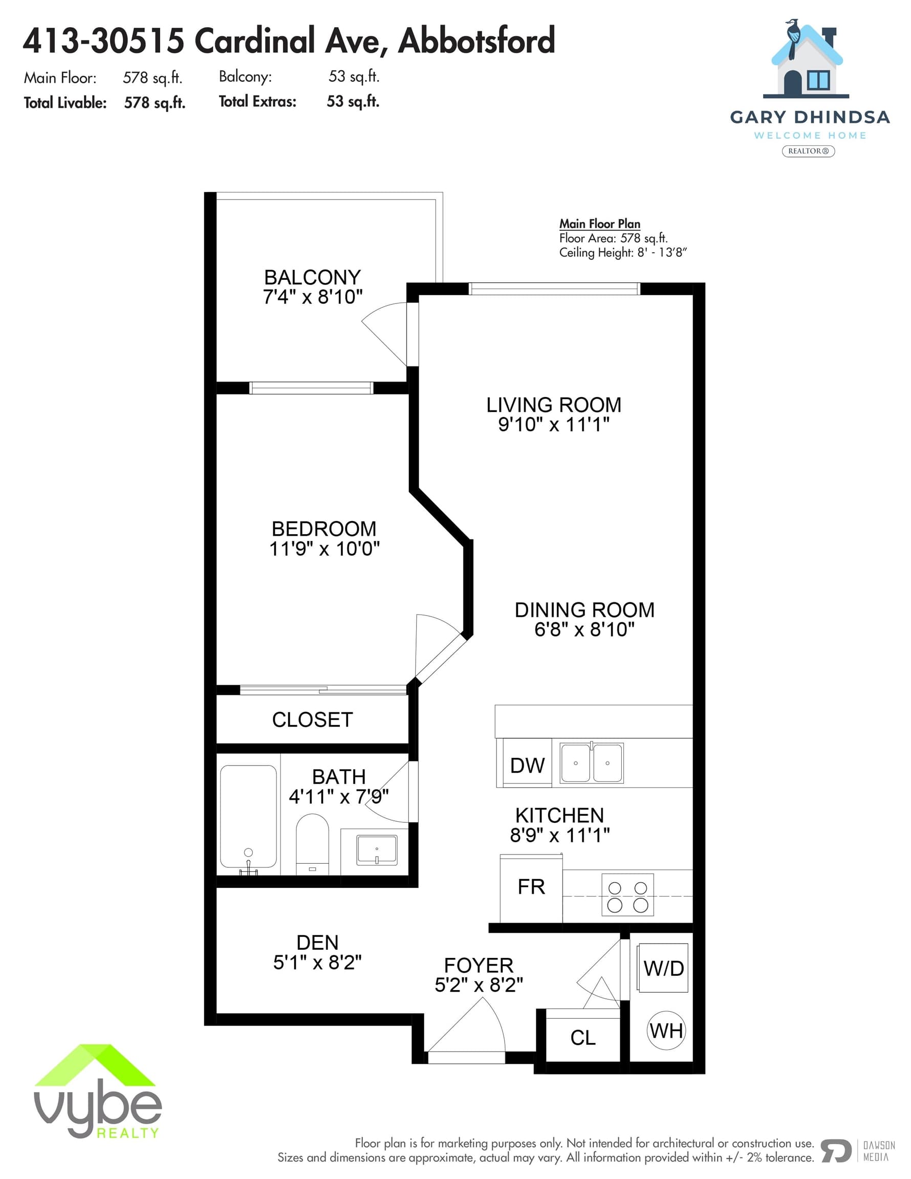 413 - 30515 Cardinal Avenue, Abbotsford, V2T 0A8 — photo 2
