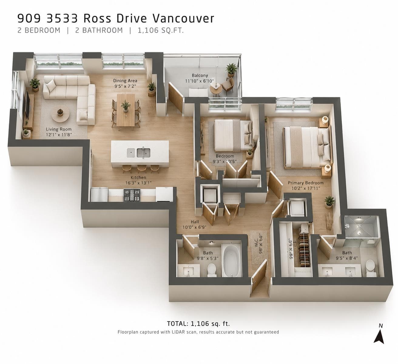 909 - 3533 Ross Drive, Vancouver, V6S 0L3 — photo 1