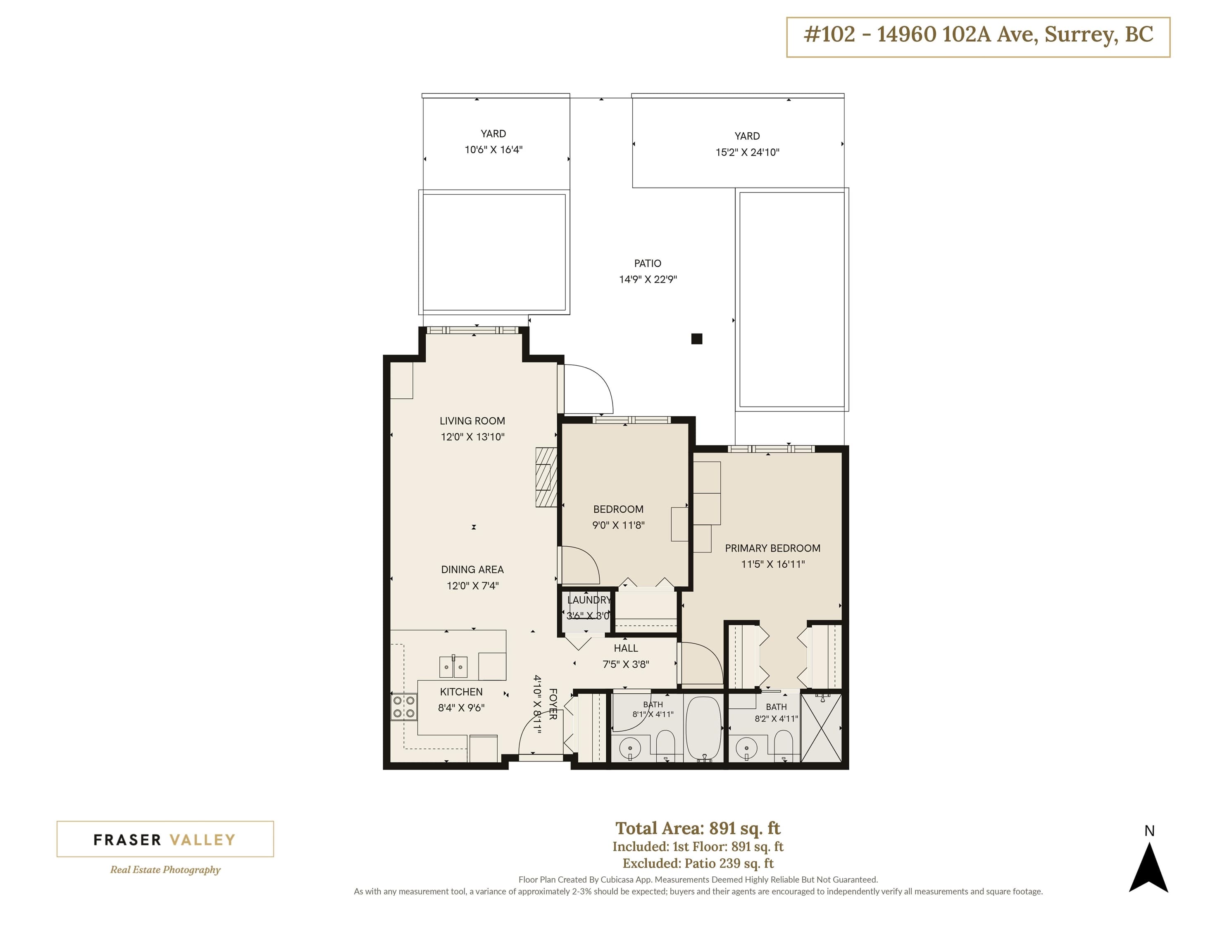 102 - 14960 102a Avenue, Surrey, V3R 6A3 — photo 2