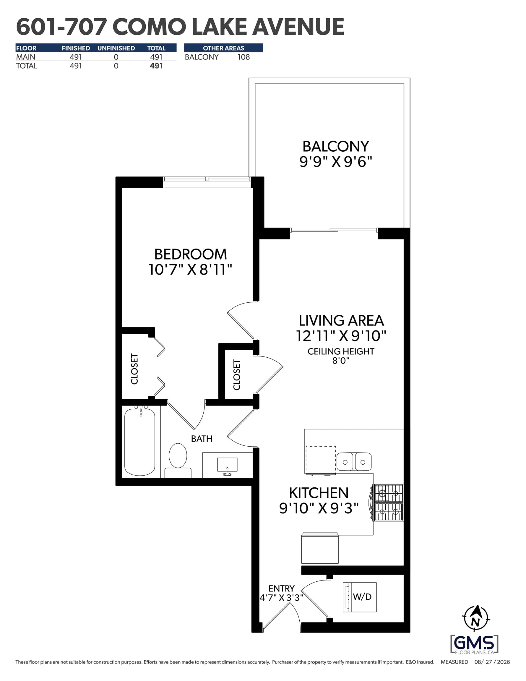 601 - 707 Como Lake Avenue, Coquitlam, V3J 0J5 — photo 2
