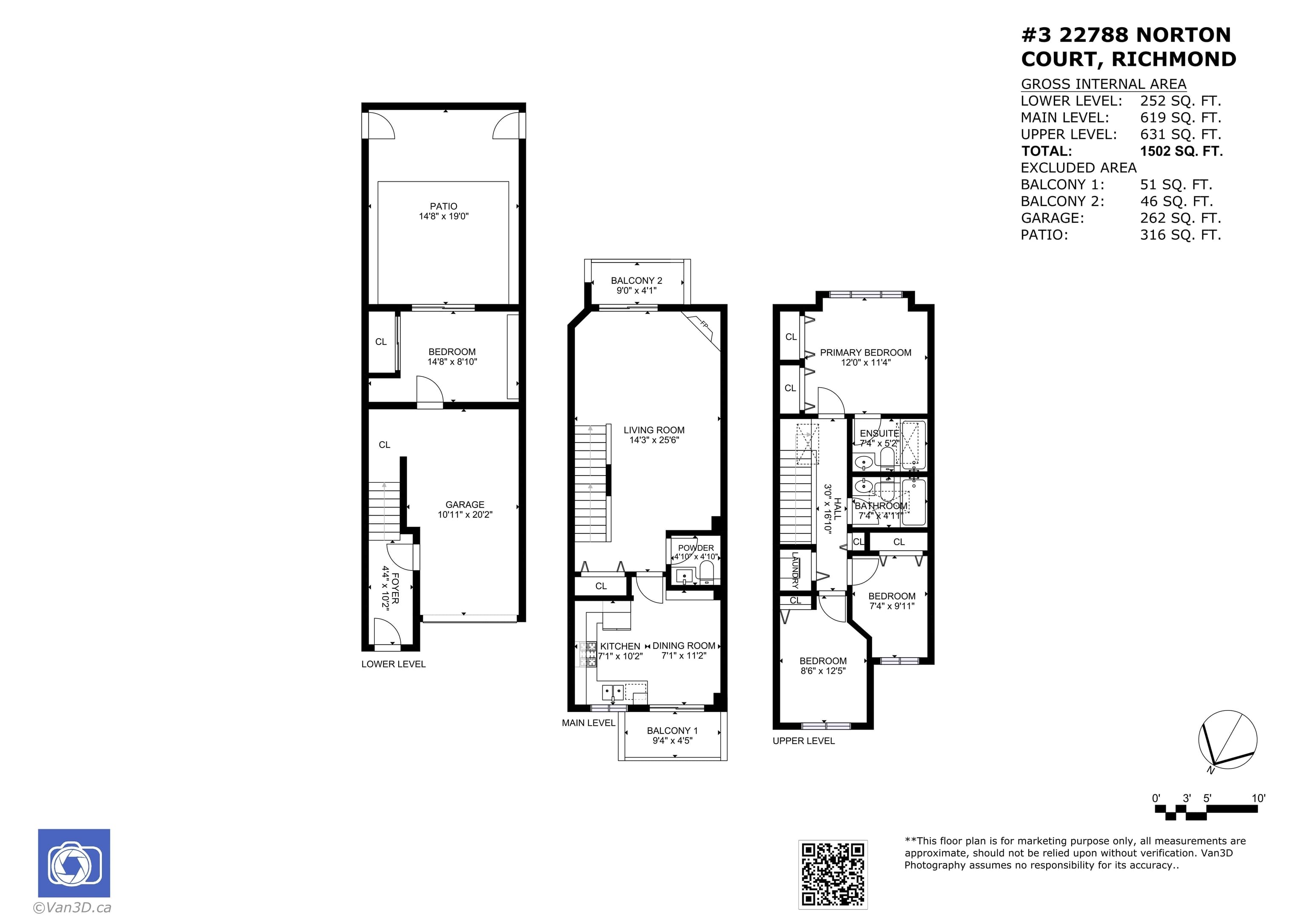 3 - 22788 Norton Court, Richmond, V6V 2W7 — photo 2