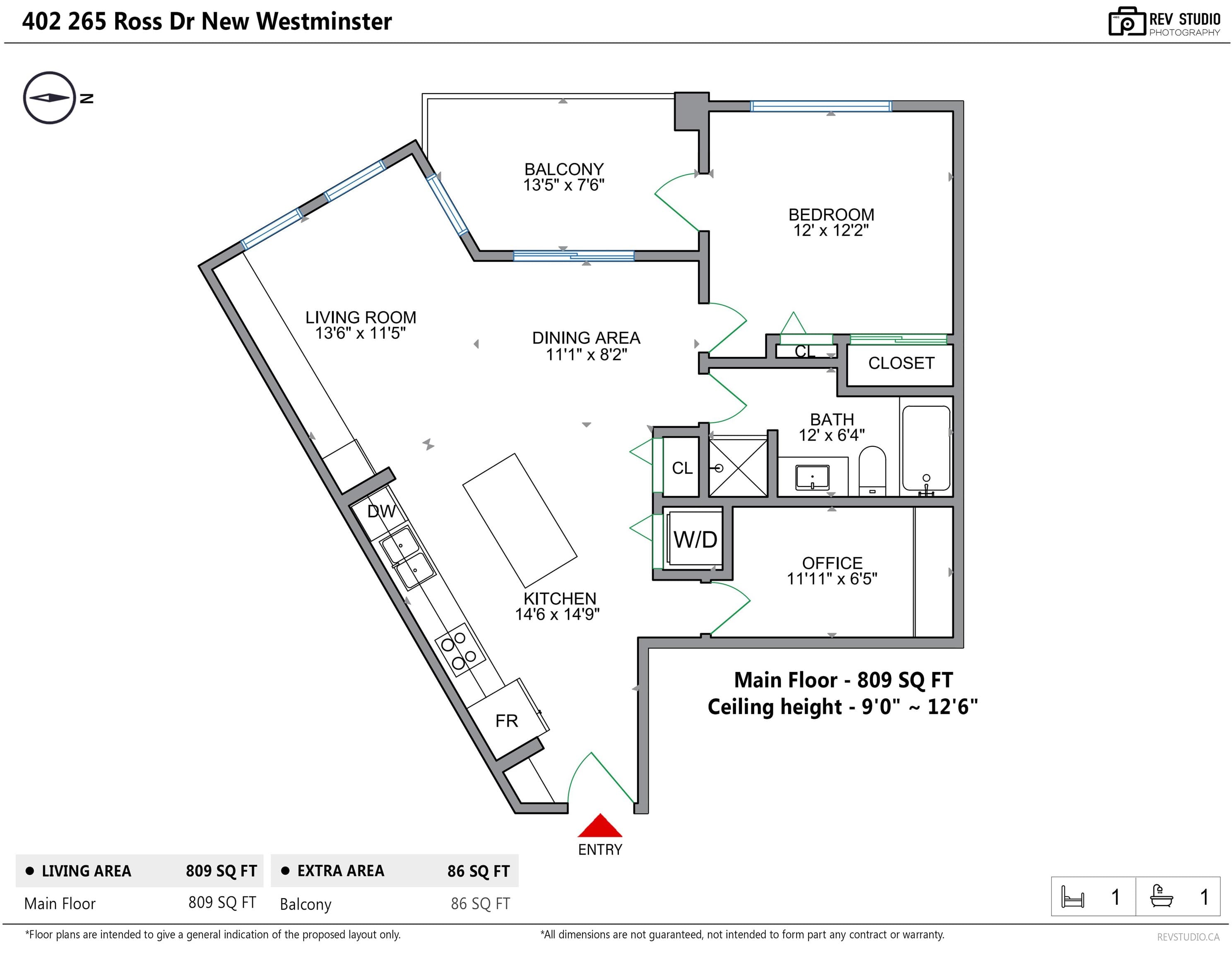 402 - 265 Ross Drive, New Westminster, V3L 0C8 — photo 2