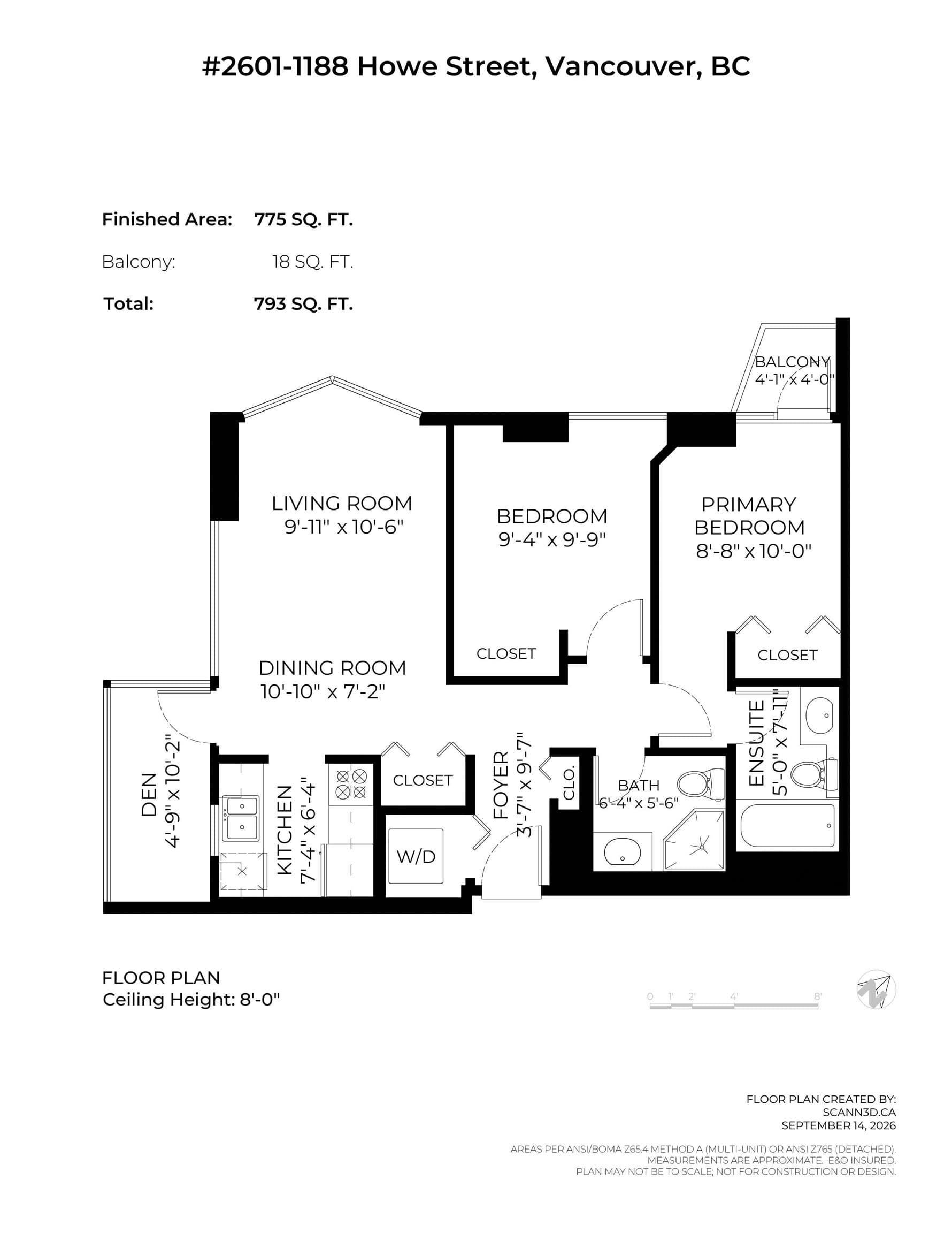 2601 - 1188 Howe Street, Vancouver
