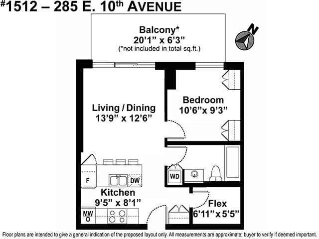 1512 - 285 E 10th Avenue, Vancouver, V5T 0H6 — photo 2