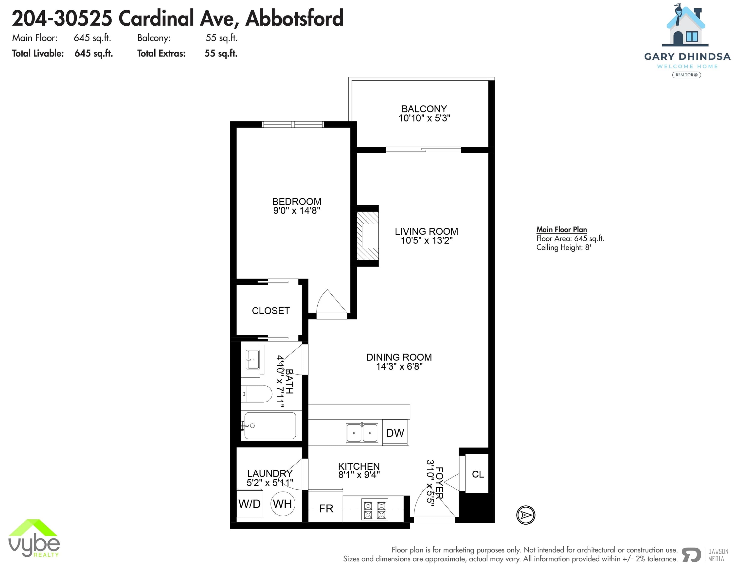 204 - 30525 Cardinal Avenue, Abbotsford, V2T 0A8 — photo 3