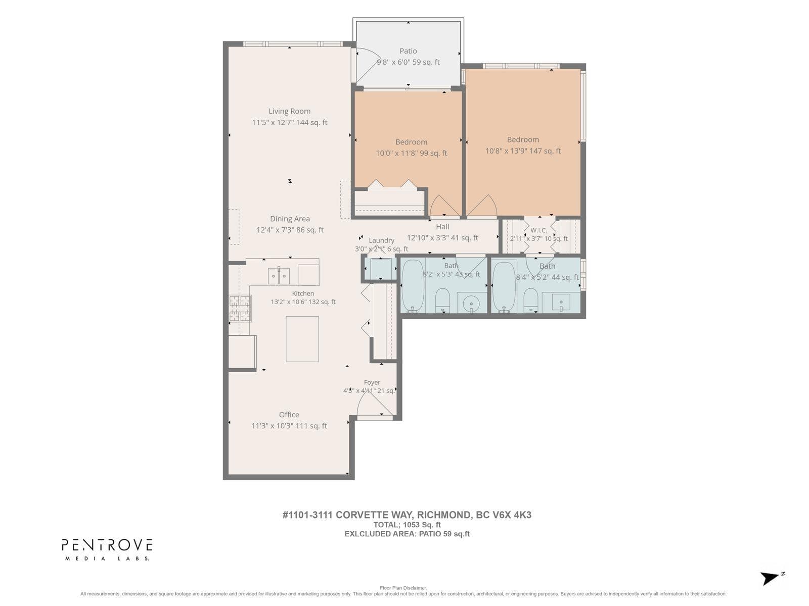 1101 - 3111 Corvette Way, Richmond, V6X 4K3 — photo 3