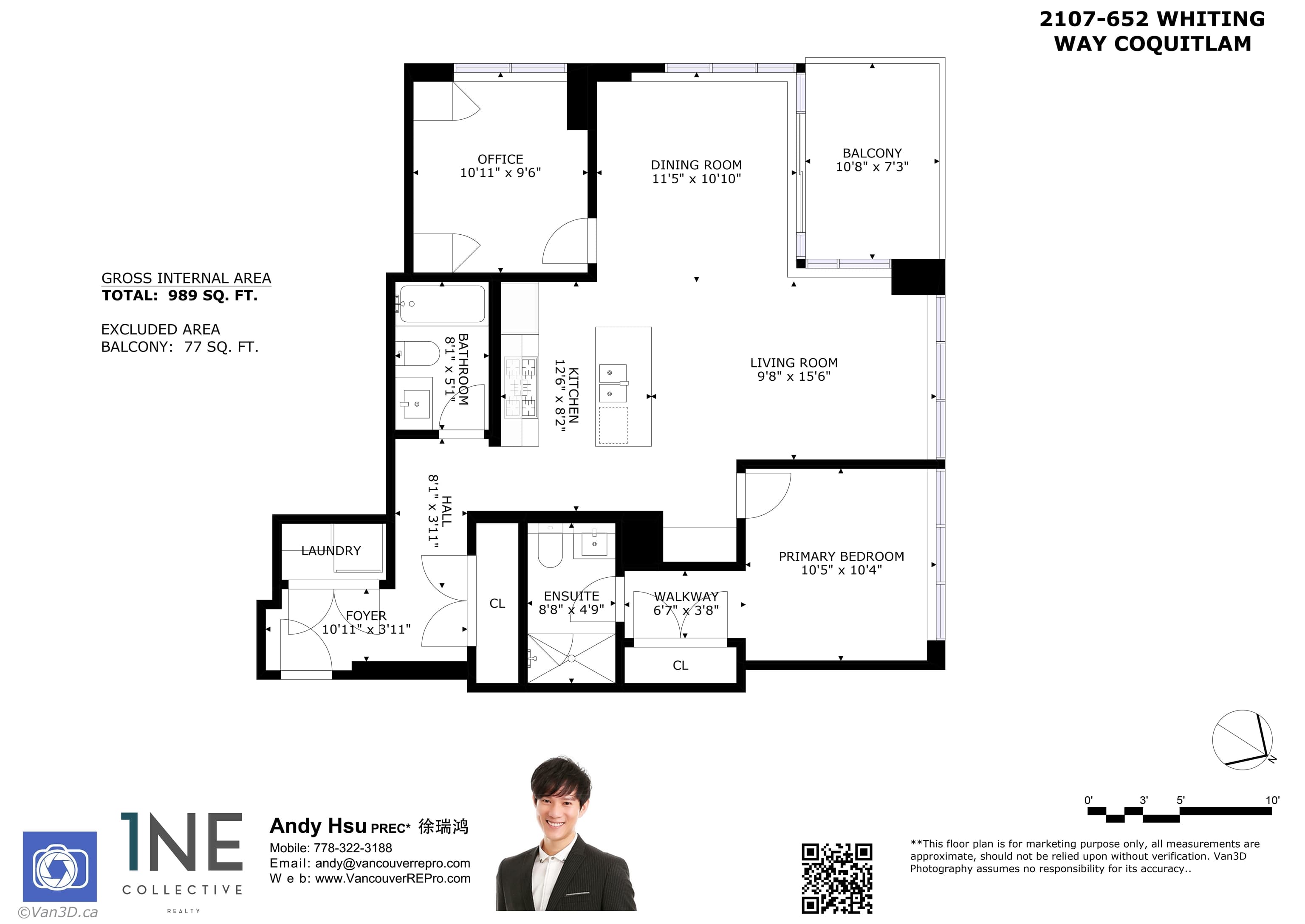 2107 - 652 Whiting Way, Coquitlam, V3J 0K3 — photo 3