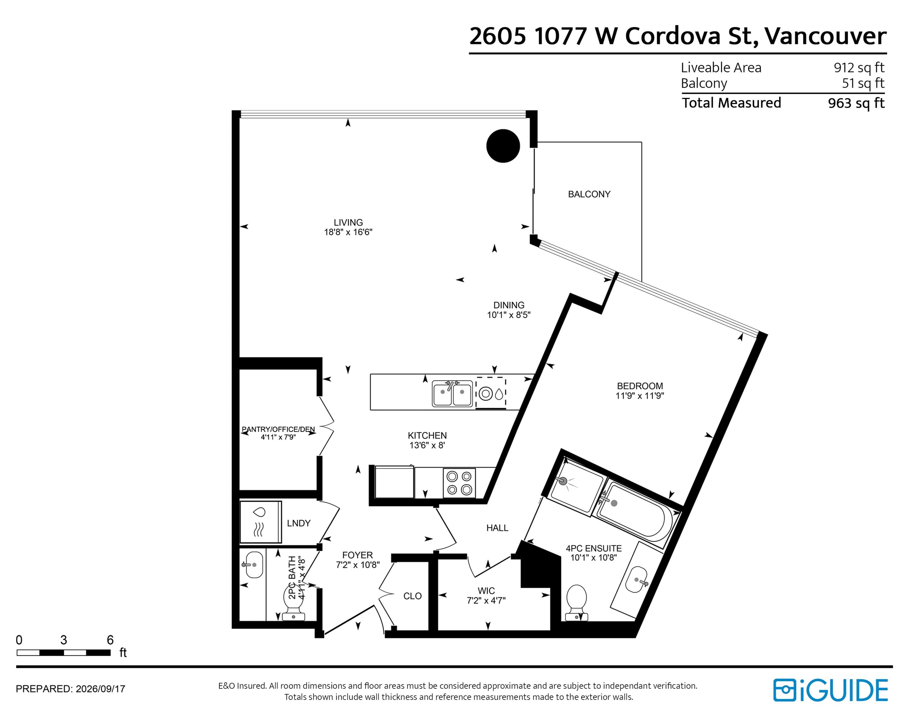 2605 - 1077 W Cordova Street, Vancouver, V6C 2C6 — photo 2