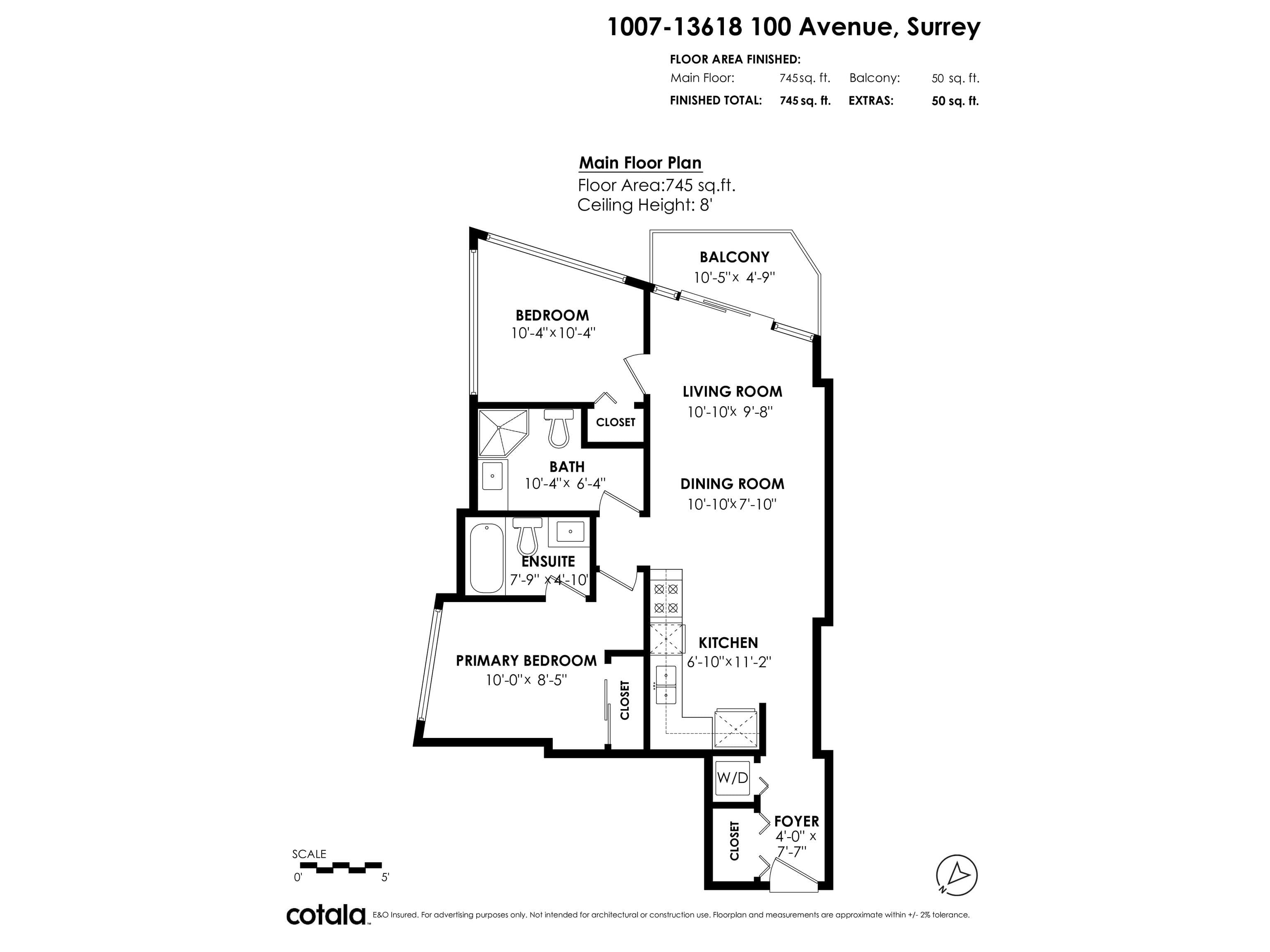 1007 - 13618 100 Avenue, Surrey, V3T 0A8 — photo 5