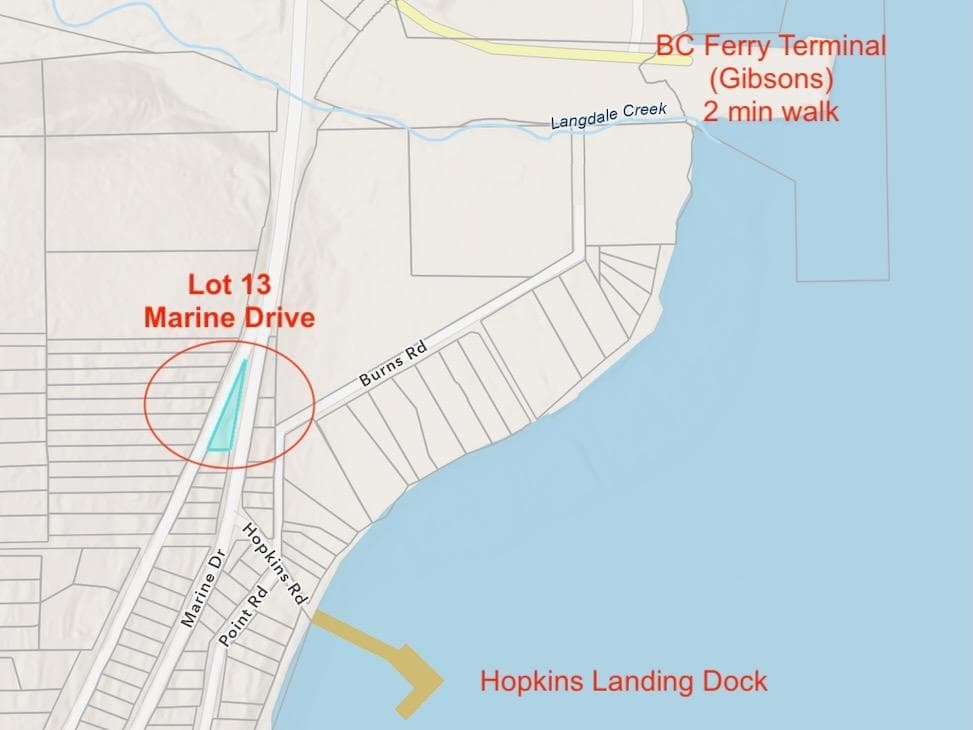 LOT 13 Marine Drive, Gibsons