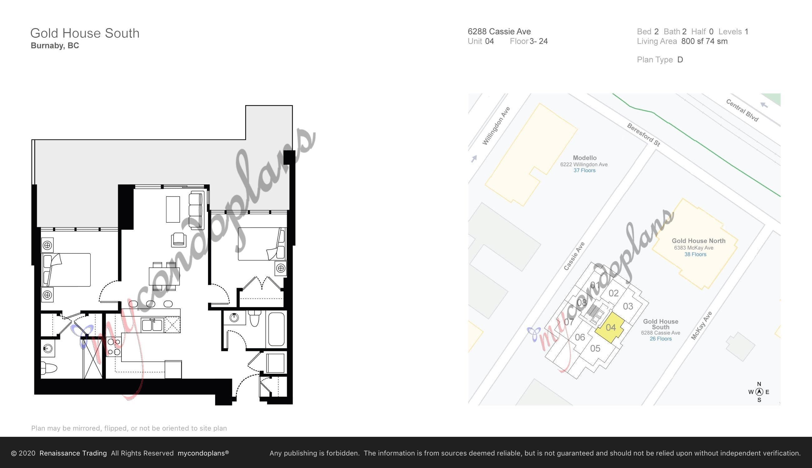 2204 - 6288 Cassie Avenue, Burnaby