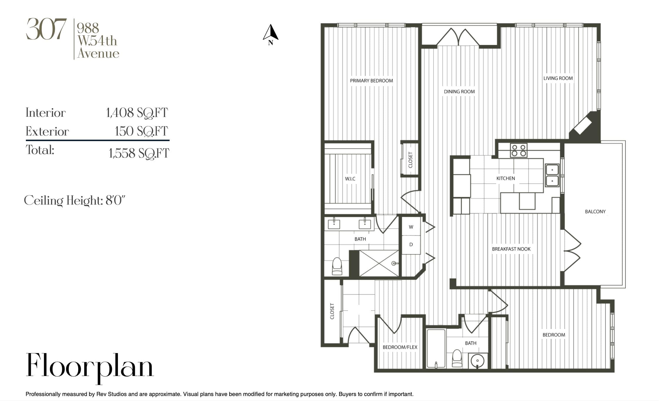 307 - 988 W 54th Avenue, Vancouver, V6P 1M9 — photo 2