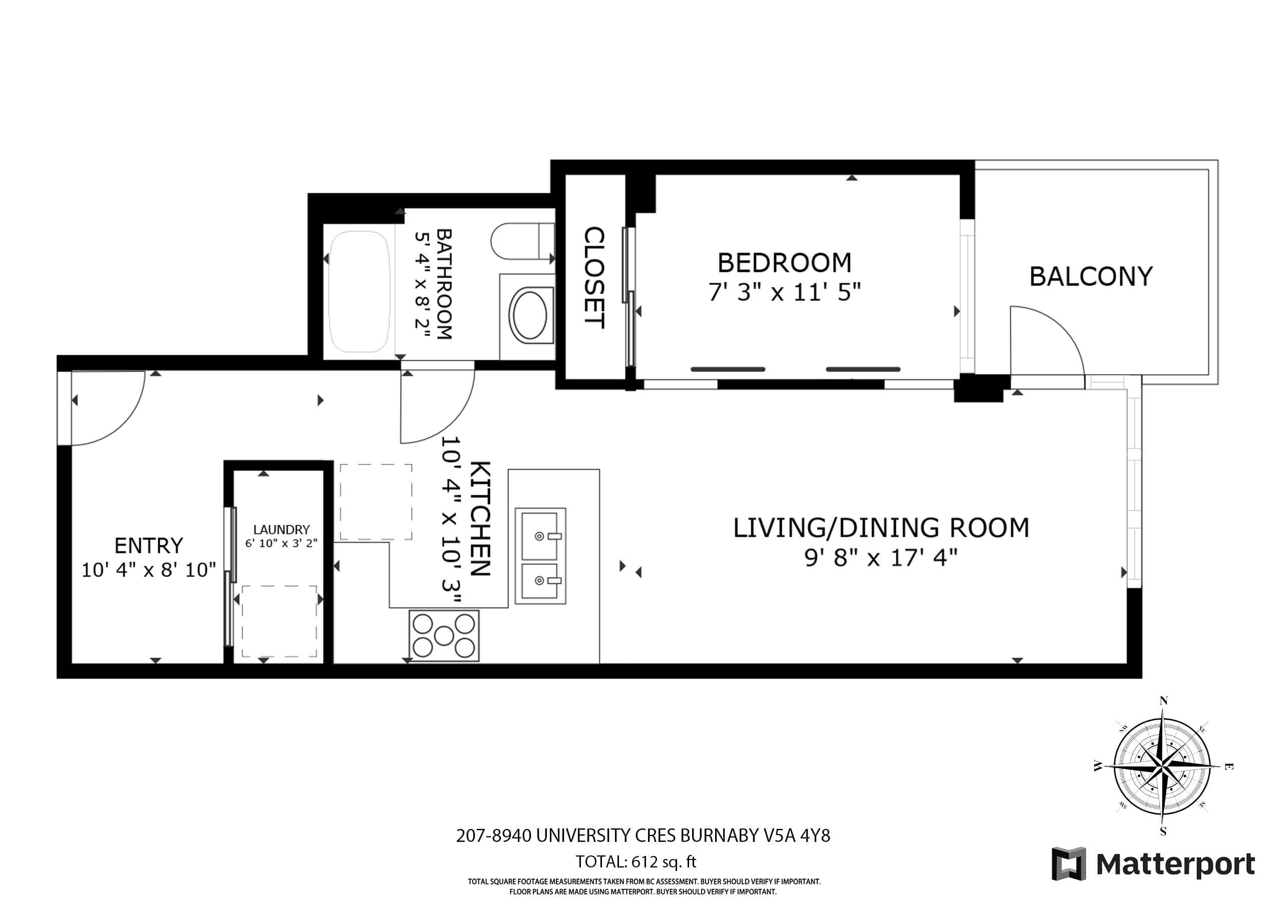 207 - 8940 University Crescent, Burnaby, V5A 4Y8 — photo 2