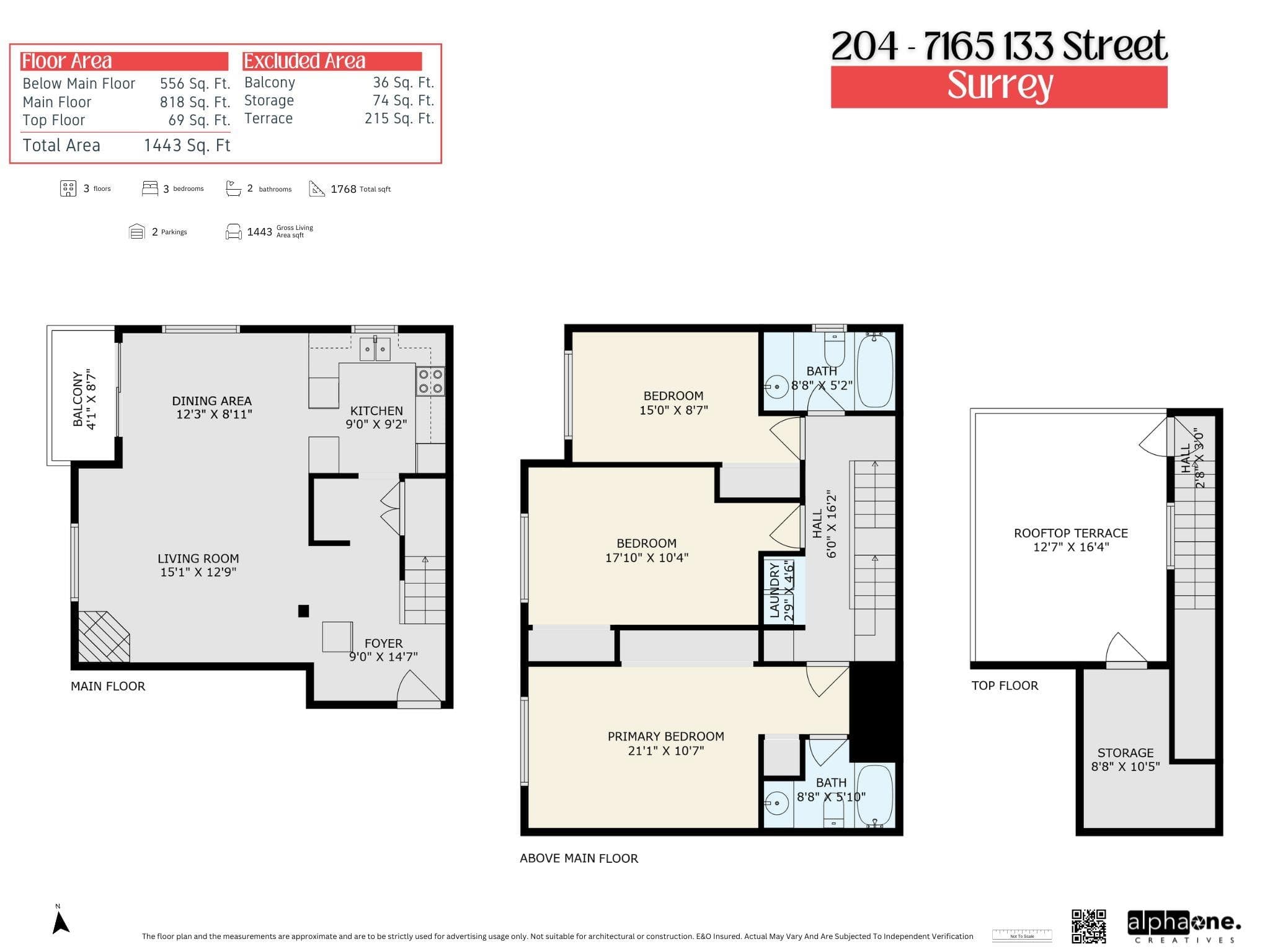 204 - 7165 133 Street, Surrey, V3W 7Z6 — photo 2