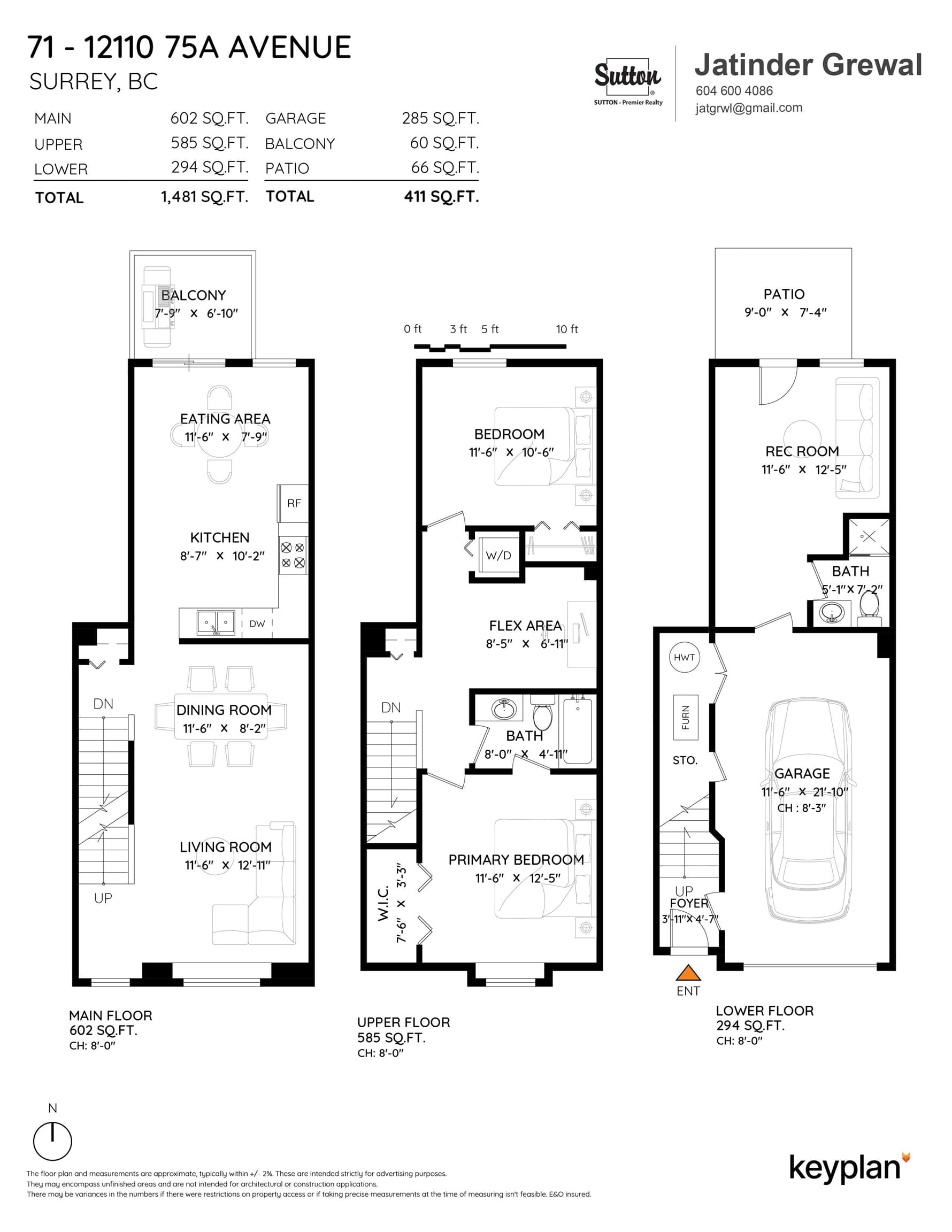 71 - 12110 75a Avenue, Surrey, V3W 1M1 — photo 3