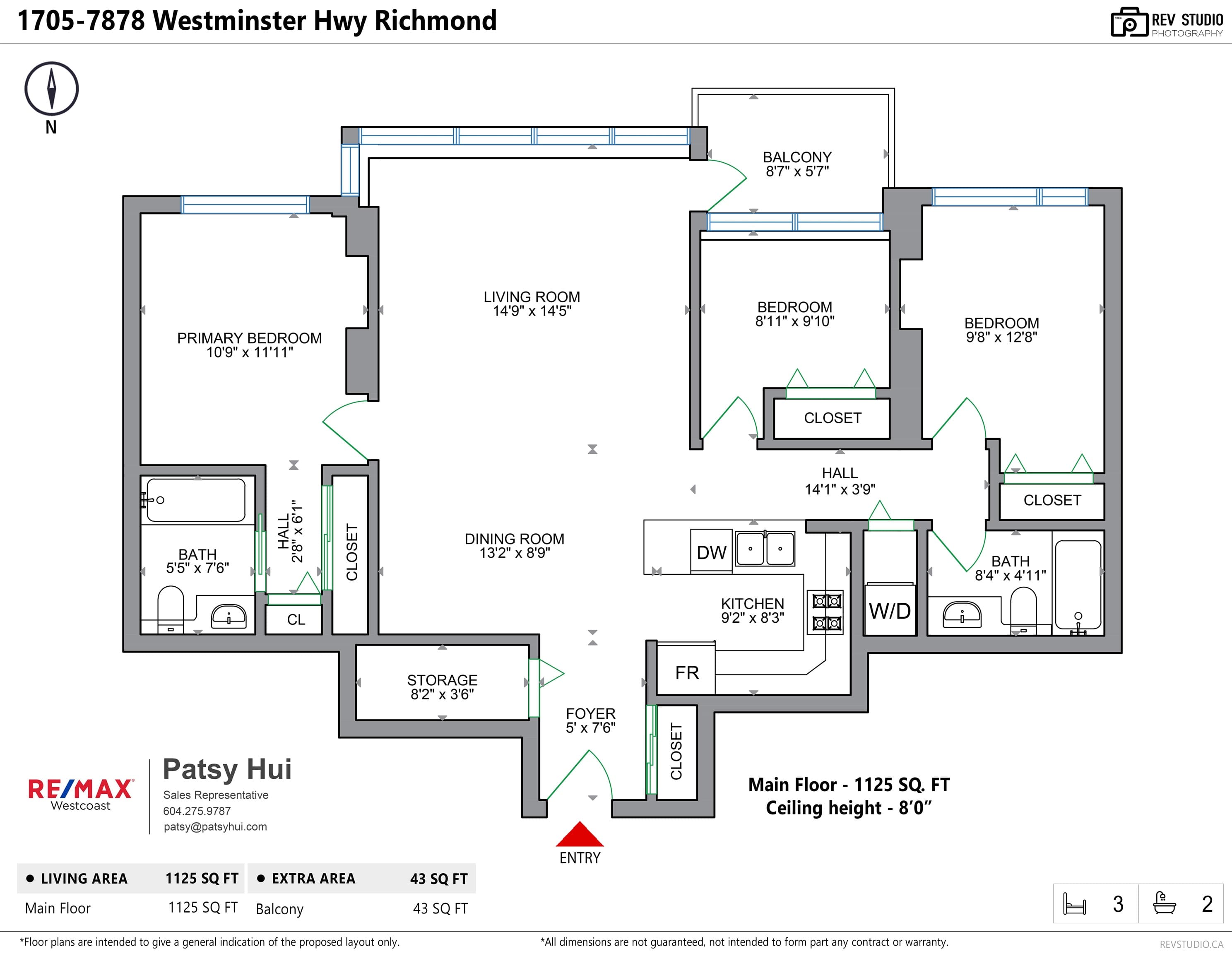 1705 - 7878 Westminster Highway, Richmond, V6X 4A2 — photo 3