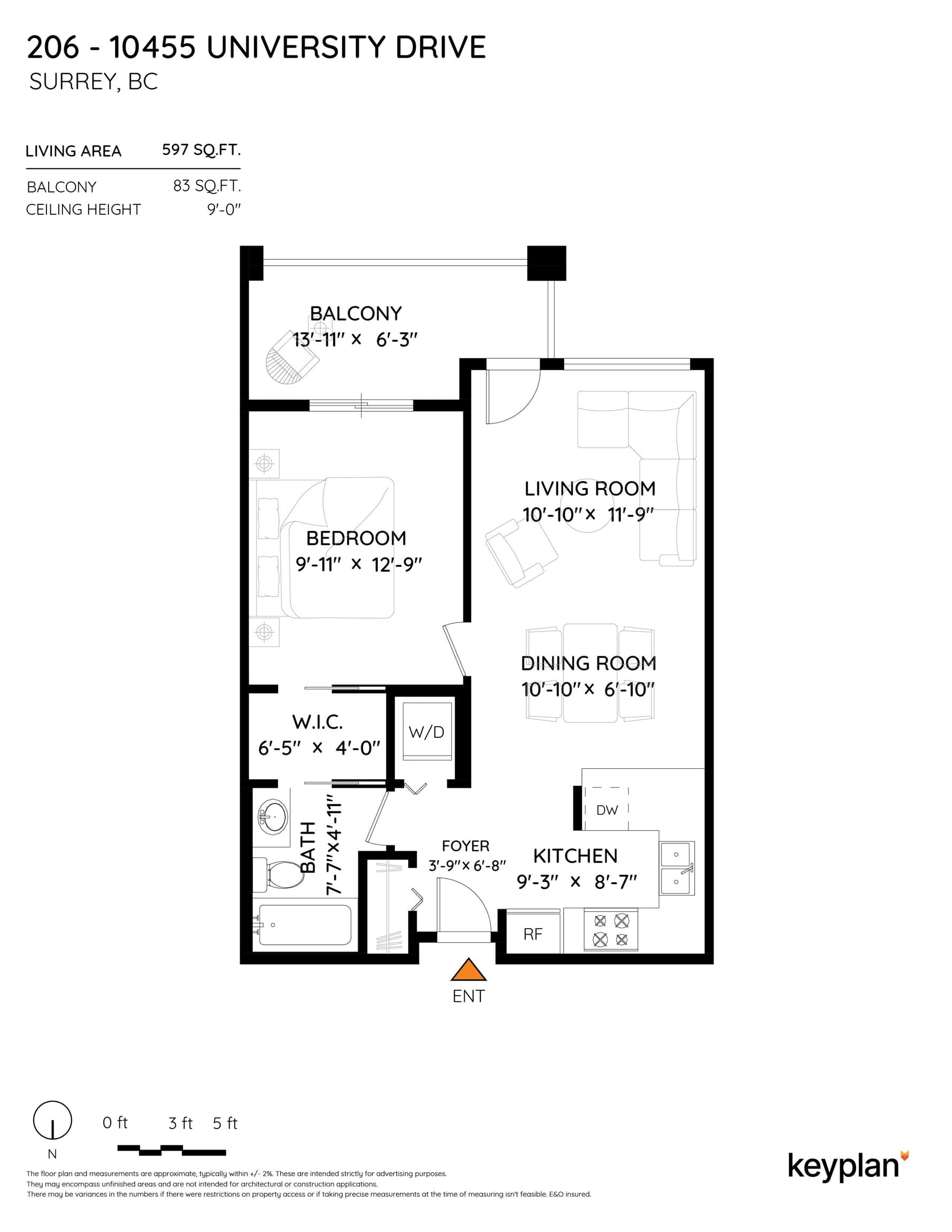 206 - 10455 University Drive, Surrey, V3T 0A5 — photo 2