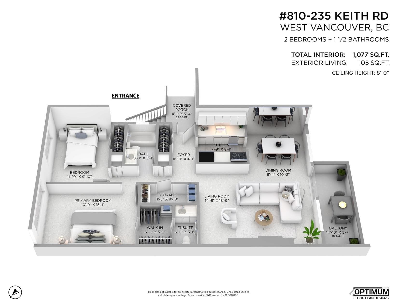 810 - 235 Keith Road, West Vancouver, V7T 1L5 — photo 3