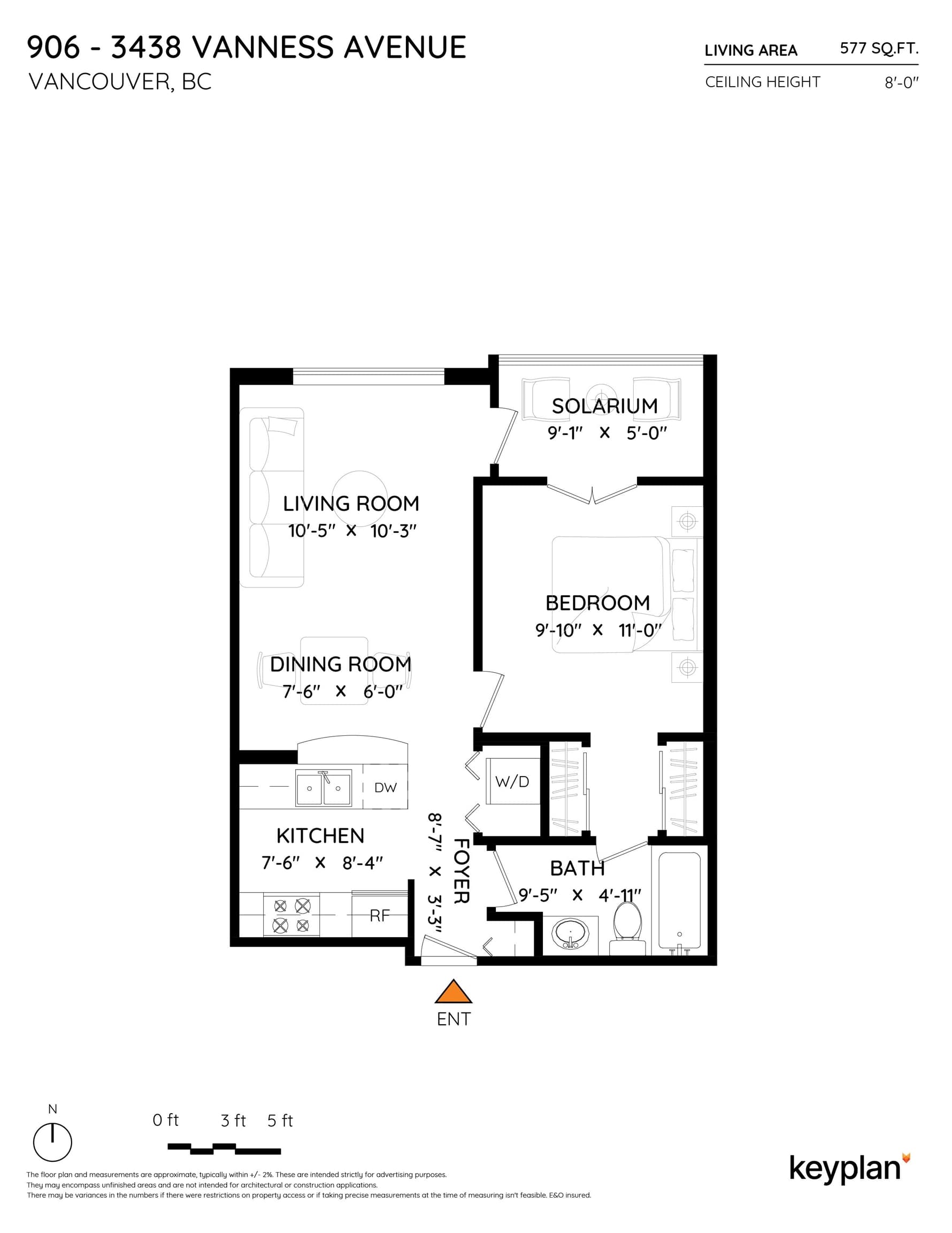 906 - 3438 Vanness Avenue, Vancouver, V5R 6E7 — photo 2