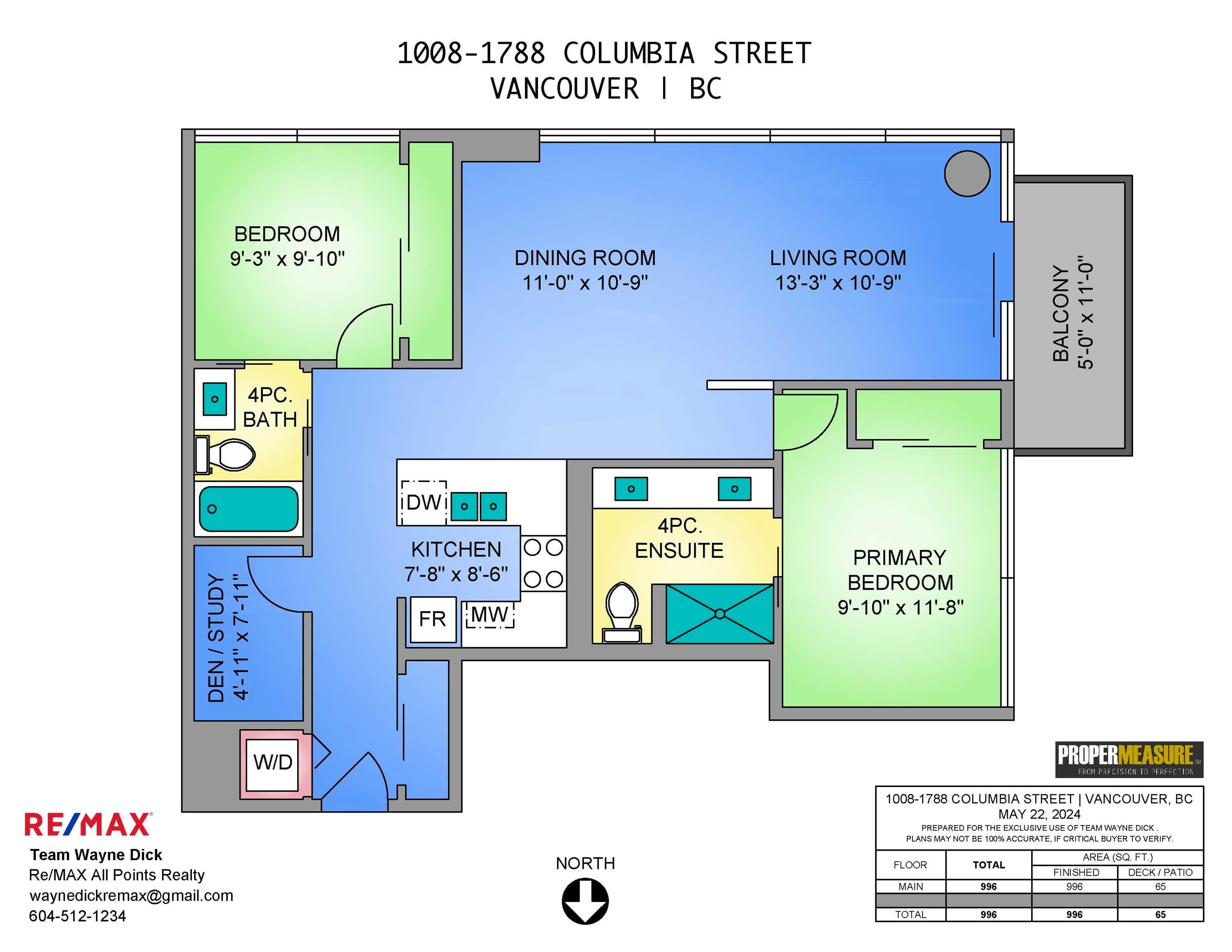 1008 - 1788 Columbia Street, Vancouver, V5Y 0L7 — photo 2