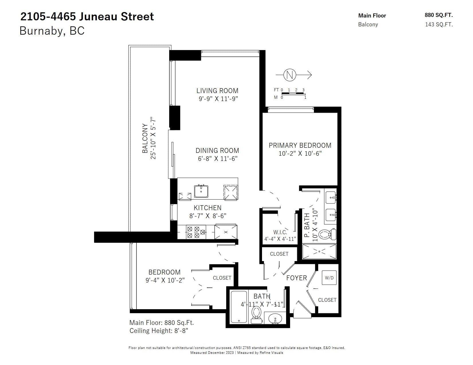 2105 - 4465 Juneau Street, Burnaby, V5C 0L8 — photo 3